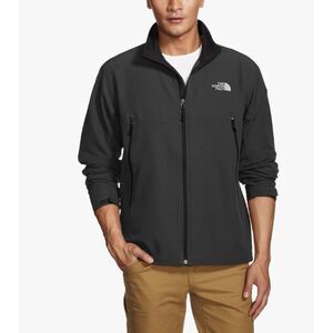 The North Face Jacket Men XXL Black Heather RDT Softshell Lightweight Athleisure